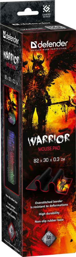 Коврик для мыши игровой DEFENDER Warrior (50563) - Фото 7
