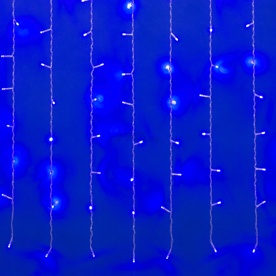 Гирлянда новогодняя светодиодная UNIEL ULD-C1510-160/DTA BLUE IP20 Занавес 1,5х1 м 160 диодов (UL-00006420)