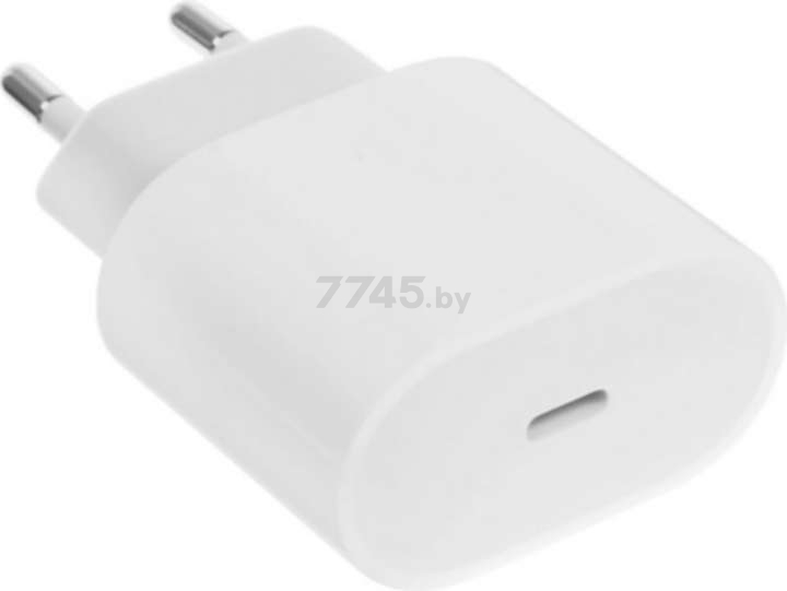 Сетевое зарядное устройство APPLE USB-C мощностью 20 Вт (MHJE3ZM/A) - Фото 4