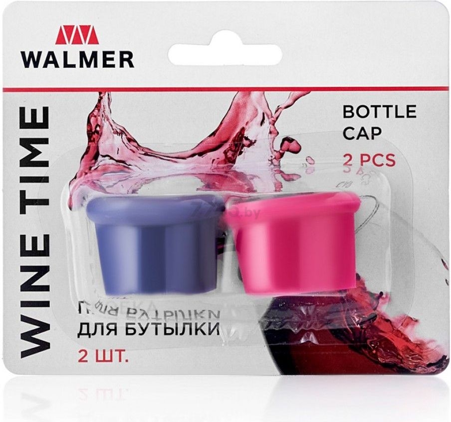 Пробка для бутылки WALMER Wine Time 2 штуки (W37000872) - Фото 7