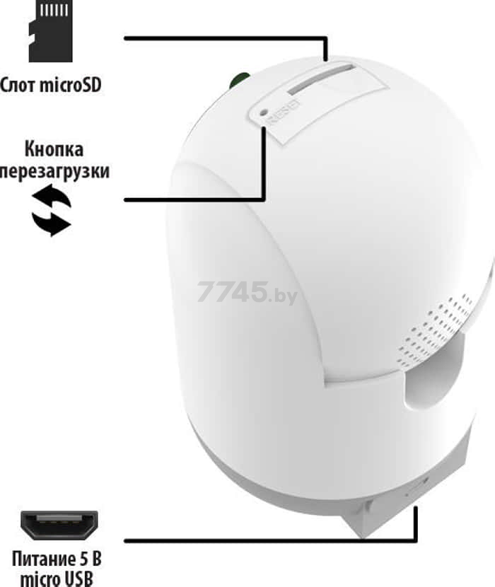 IP-камера видеонаблюдения домашняя RITMIX IPC-220-TUYA - Фото 13