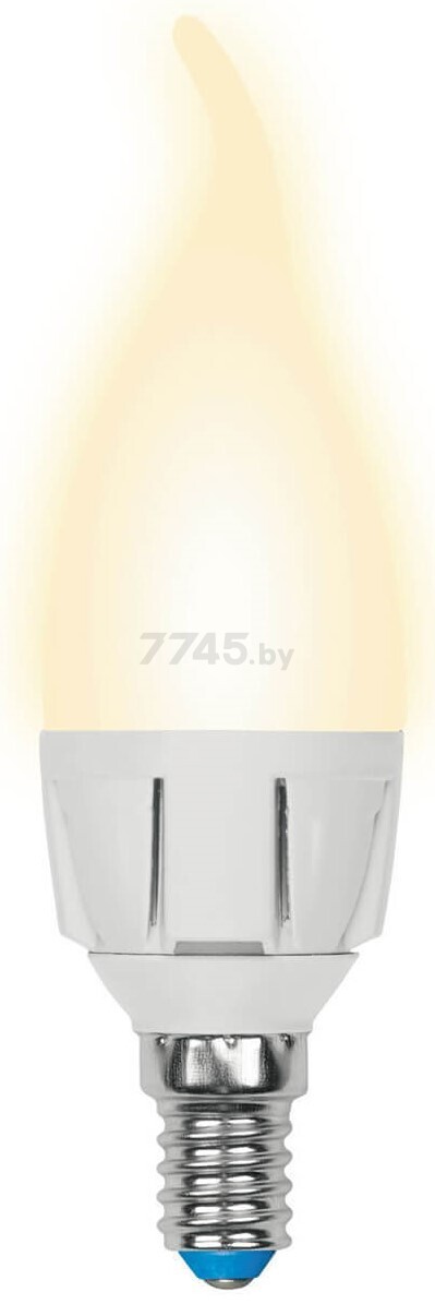 Лампа светодиодная E14 UNIEL CW37 7 Вт 3000K (UL-00002416)