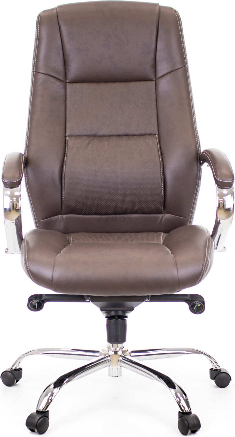 Кресло компьютерное EVERPROF Kron экокожа коричневый - Фото 3