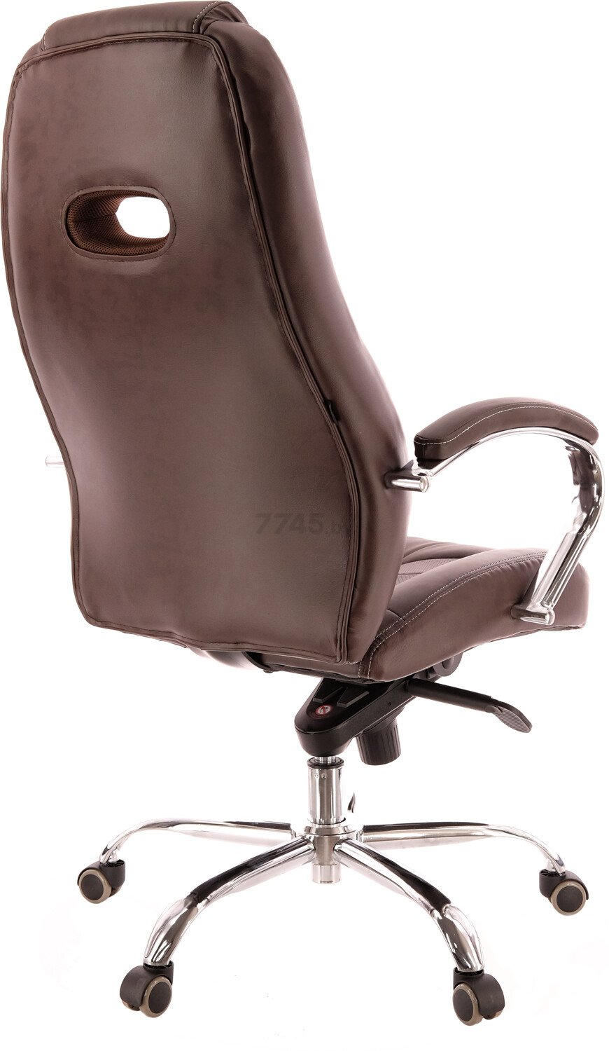 Кресло компьютерное EVERPROF Drift экокожа коричневый - Фото 3