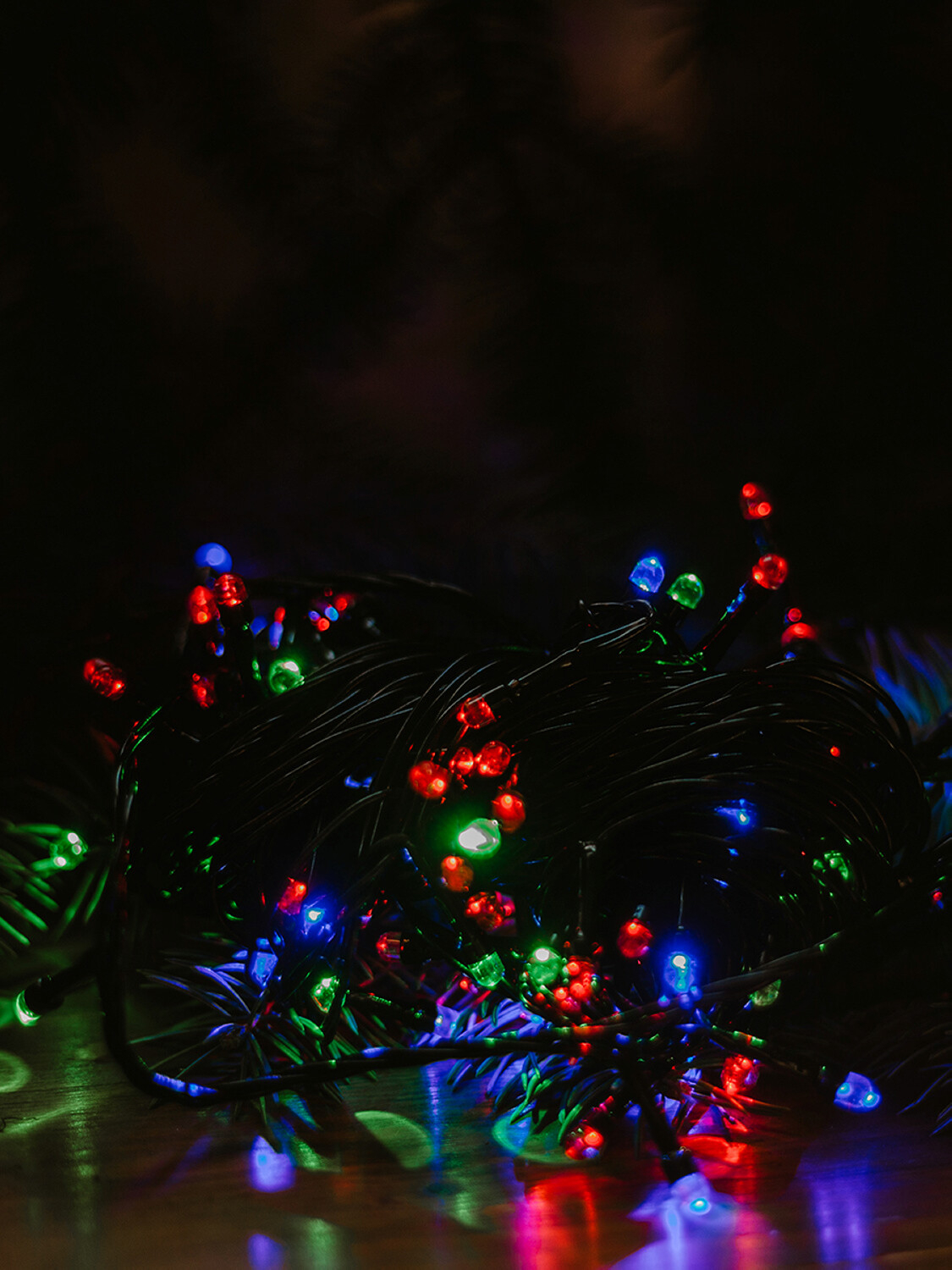 Гирлянда новогодняя светодиодная TWINKLE Нить 5 м 50 диодов мультиколор (001) - Фото 5