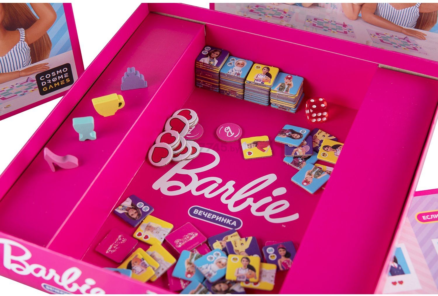 Игра настольная COSMODROME GAMES Barbie Вечеринка (52173) - Фото 9