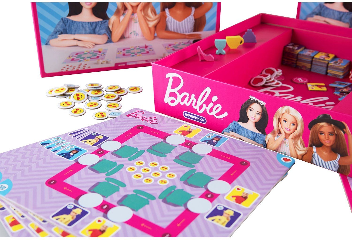 Игра настольная COSMODROME GAMES Barbie Вечеринка (52173) - Фото 10