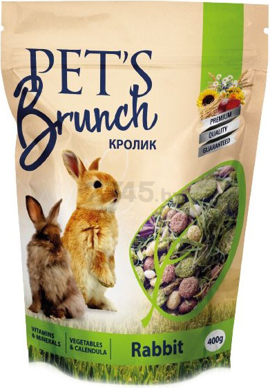 Корм для кроликов PETS BRUNCH 0,4 кг (4812743000195)