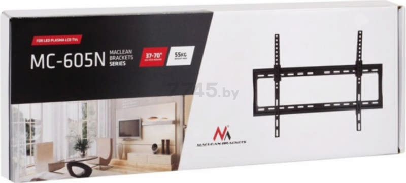 Кронштейн для телевизора MACLEAN MC-605N Black - Фото 4