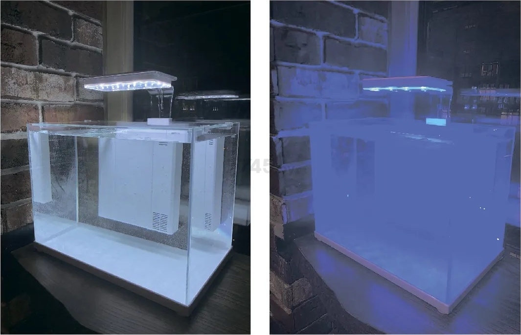 Фильтр внутренний для аквариума BARBUS Био-комплекс со светильником 350 л/ч белый (FILTER 033) - Фото 5