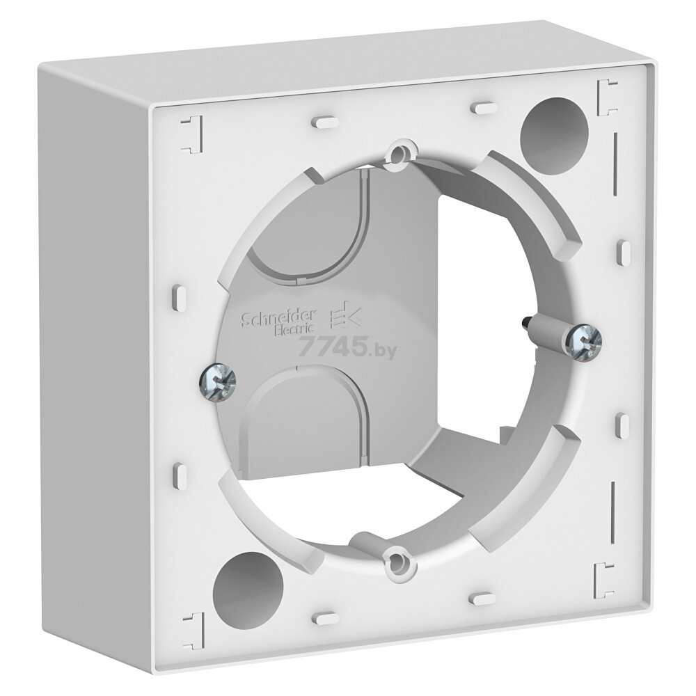 Коробка для наружного монтажа SCHNEIDER ELECTRIC Atlasdesign белый (ATN000100)