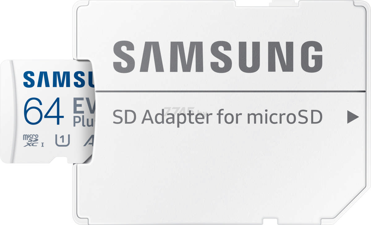 Карта памяти SAMSUNG MicroSDXC 64 Гб Evo Plus 2021 с адаптером SD (MB-MC64KA) - Фото 5