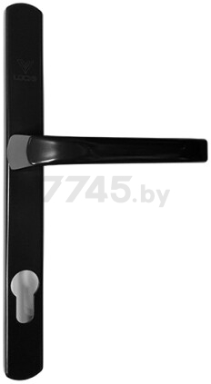 Ручка дверная на планке LOCKIT A25-85 черная