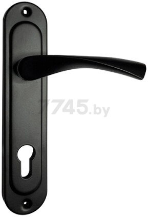 Ручка дверная на планке LOCKIT A45-85 черная