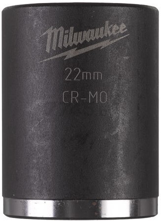 Головка ударная 1/2 22 мм 6 граней MILWAUKEE Shockwave (4932478046)