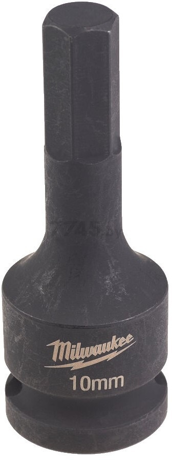 Головка ударная 1/2 с насадкой Hex 10 мм MILWAUKEE Shockwave (4932478066)