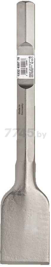 Зубило лопаточное шестигранник 28 мм 80х400 мм MILWAUKEE K-Hex (4932459776) - Фото 2
