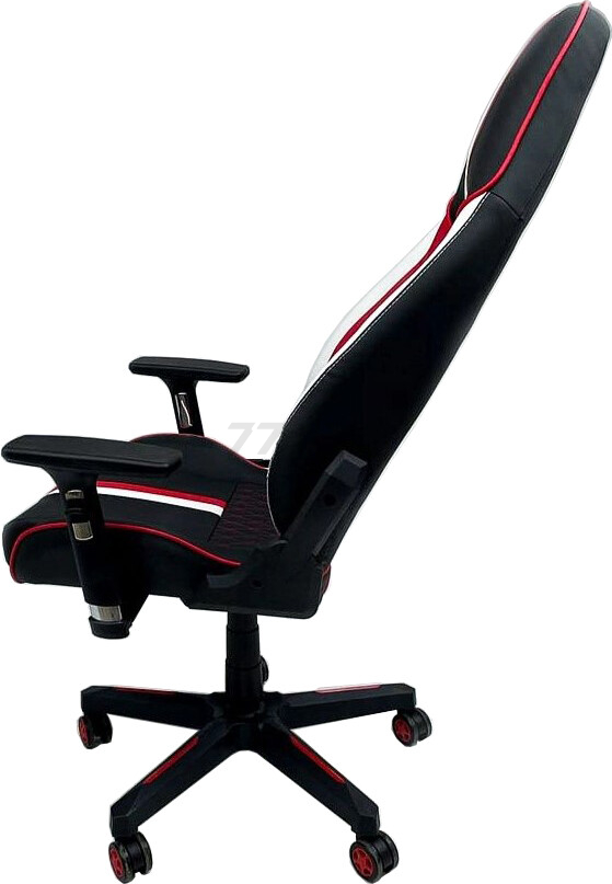 Кресло геймерское AKSHOME Bolid Eco черный/белый/красный (80349) - Фото 3