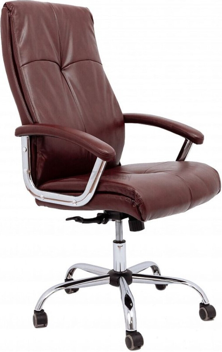 Кресло компьютерное AKSHOME Marsel Chrome Eco коричневый бриллиант (79704)