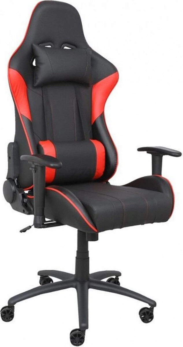 Кресло геймерское AKSHOME Iron красный/черный (75221)