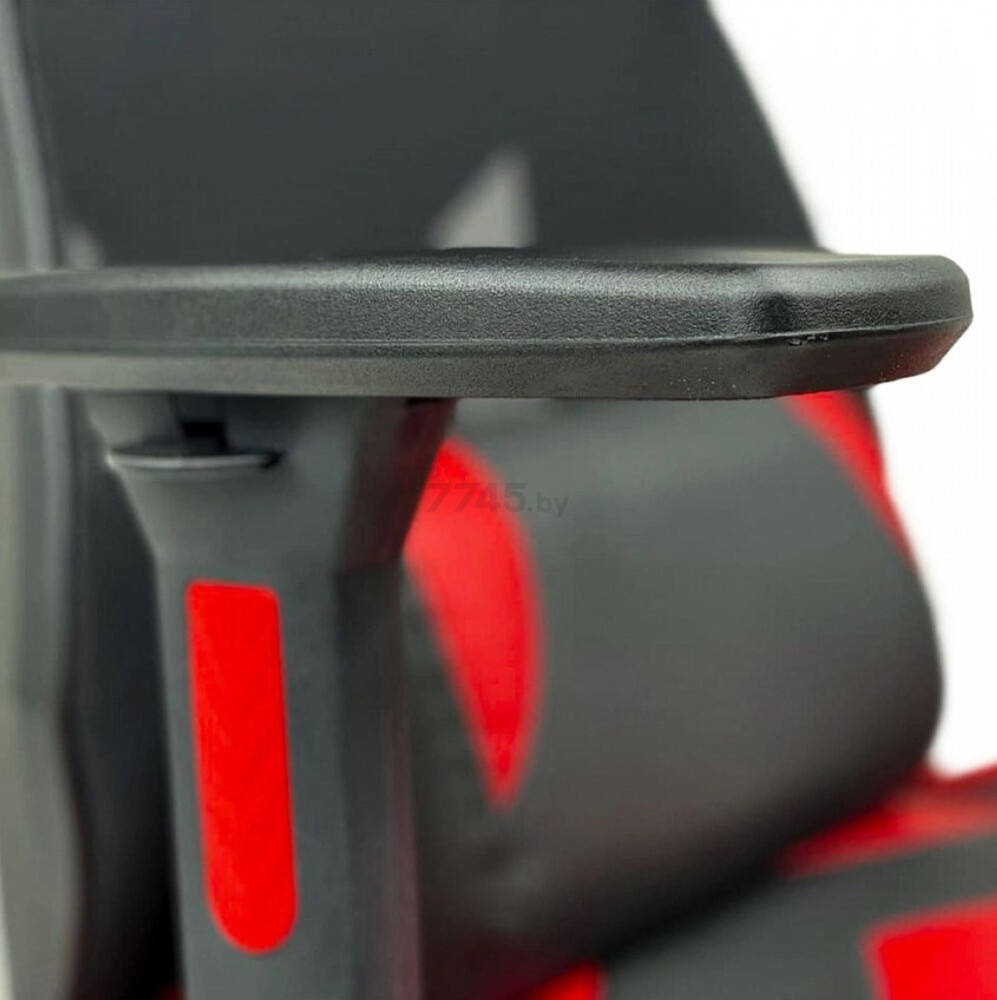 Кресло геймерское AKSHOME Dynamit экокожа/ткань сетка черный/красный (80347) - Фото 9