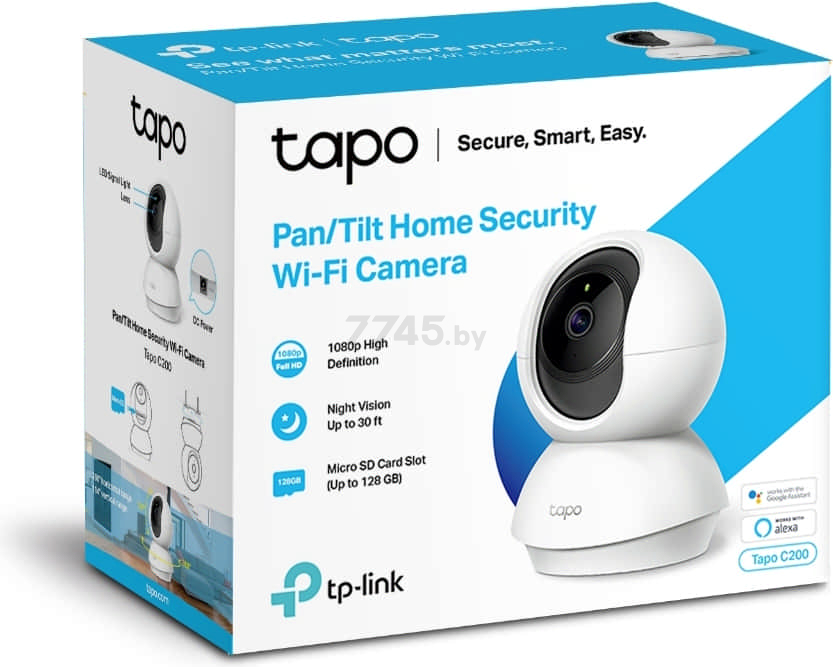 IP-камера видеонаблюдения домашняя TP-LINK Tapo C200 - Фото 9