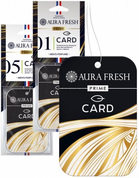 Ароматизатор AURA FRESH Prime Card №3 Paco Rabanne - 1 Million (23142)