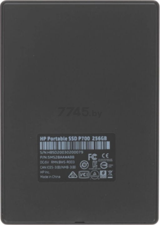 Внешний SSD диск HP P700 256GB Black (5MS28AA) - Фото 2