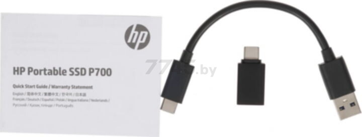 Внешний SSD диск HP P700 256GB Black (5MS28AA) - Фото 4