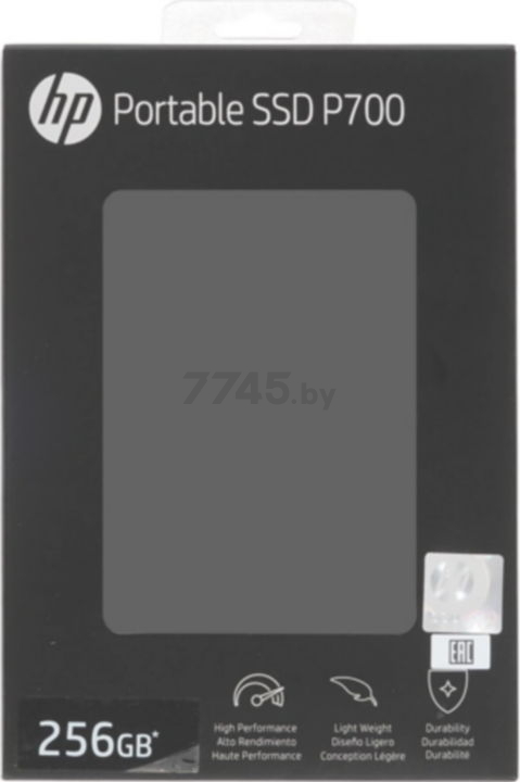 Внешний SSD диск HP P700 256GB Black (5MS28AA) - Фото 5
