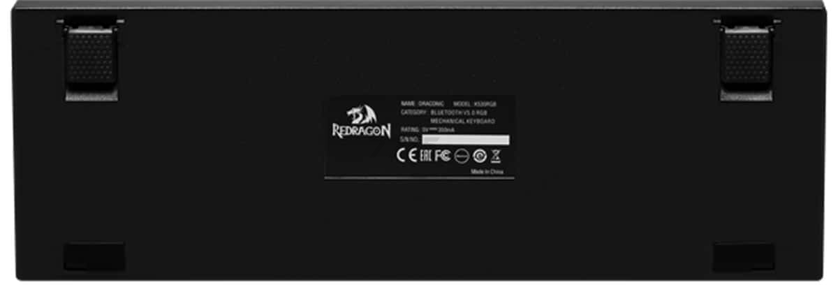 Клавиатура игровая беспроводная механическая REDRAGON Draconic Black (77696) - Фото 14