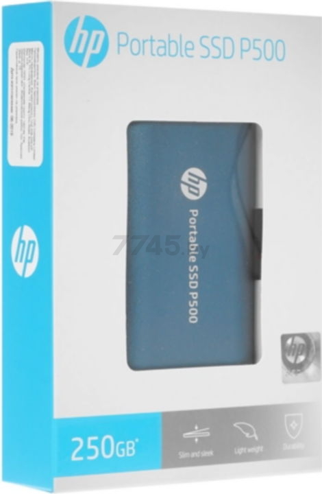 Внешний SSD диск HP P500 250GB Blue (7PD50AA) - Фото 4