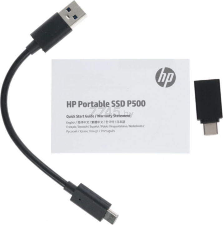 Внешний SSD диск HP P500 500GB Black (7NL53AA) - Фото 4
