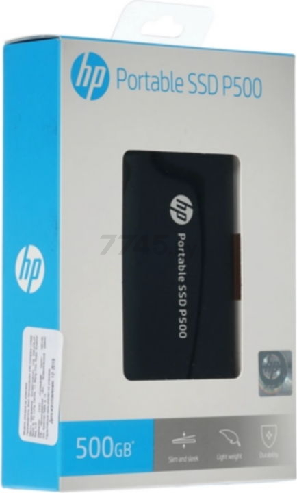 Внешний SSD диск HP P500 500GB Black (7NL53AA) - Фото 5