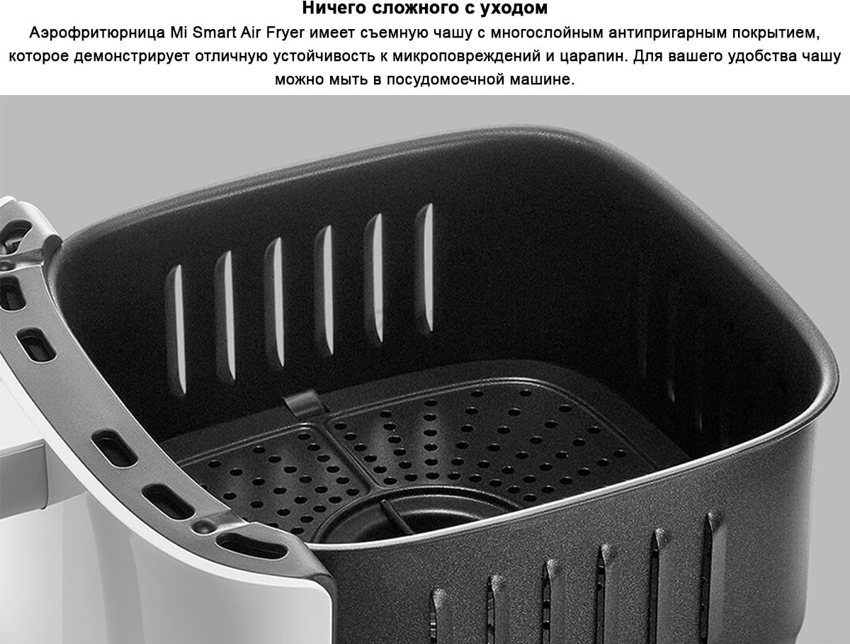 Аэрогриль XIAOMI Mi Smart Air Fryer MAF02 (BHR4849EU) - Фото 15