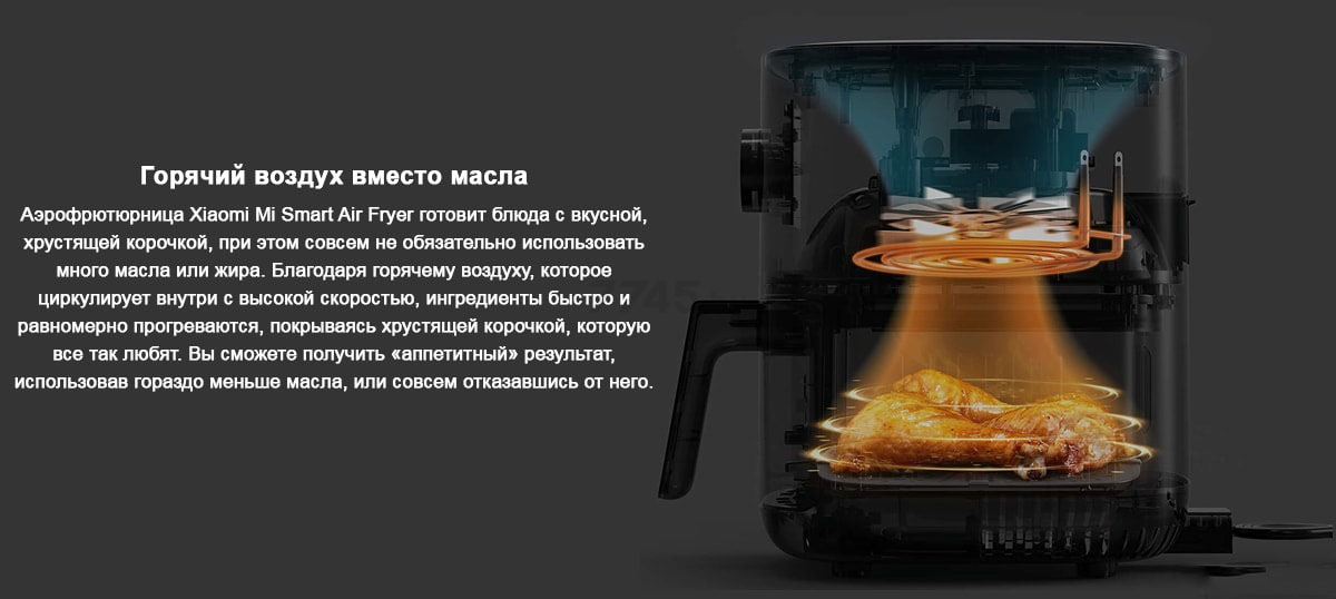 Аэрогриль XIAOMI Mi Smart Air Fryer MAF02 (BHR4849EU) - Фото 9