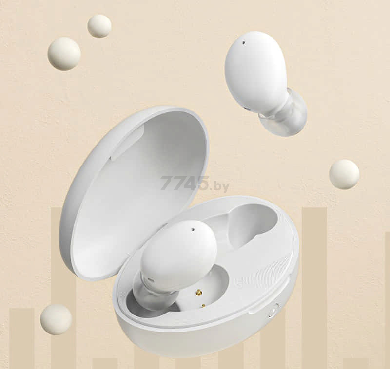 Наушники-гарнитура беспроводные TWS QCY T16 White (QCYT16W) - Фото 18