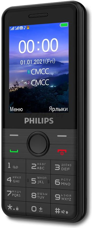 Мобильный телефон PHILIPS Xenium E172 Black