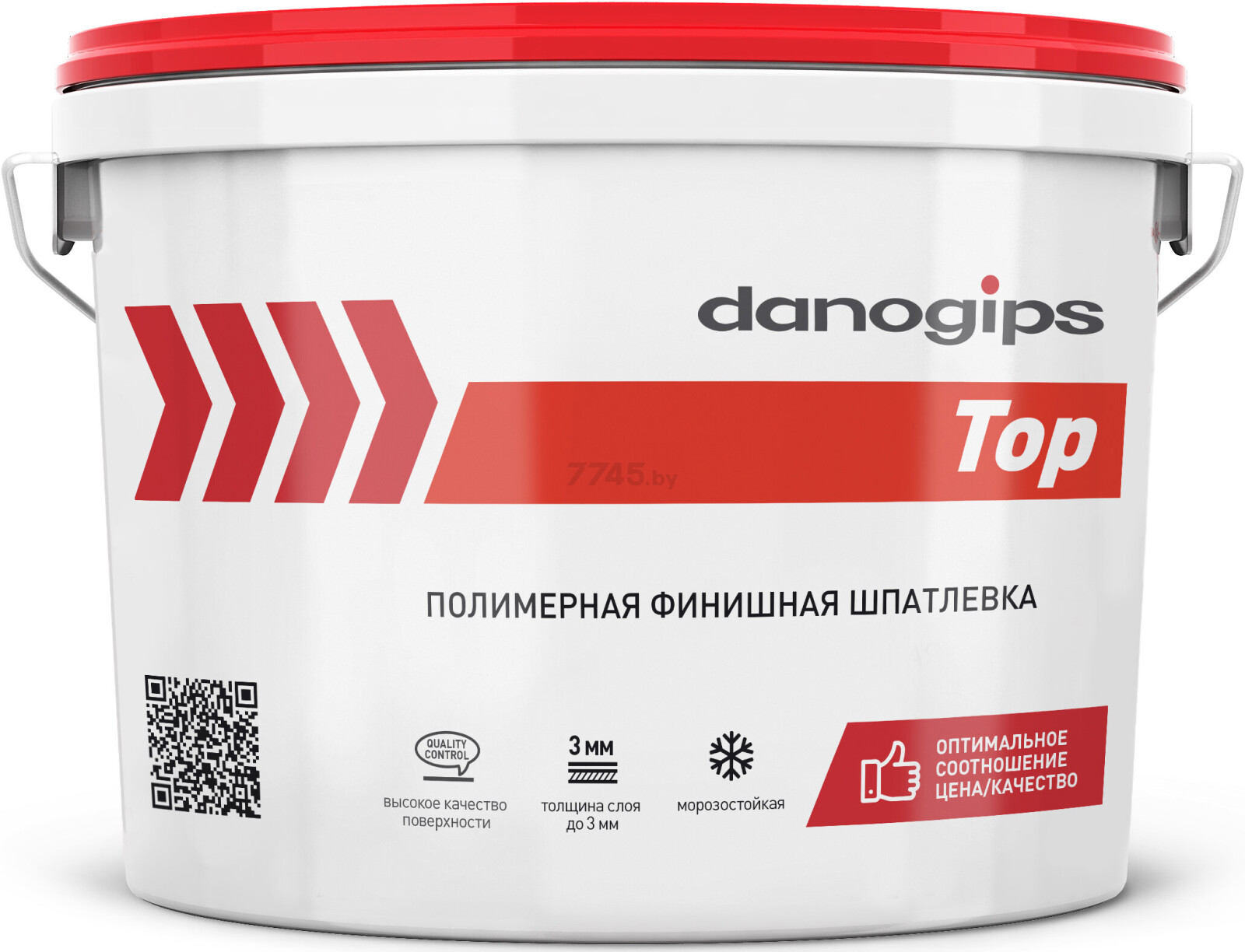 Шпатлевка полимерная финишная DANOGIPS Top 10 л