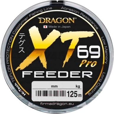 Леска монофильная DRAGON XT69 Hi-Tech Pro Feeder 0,28 мм/125 м (33-31-028)