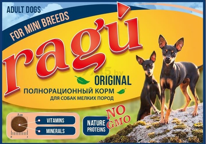 Сухой корм для собак RAGU Mini Breeds 3,5 кг (4812843001295) - Фото 2
