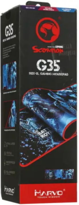 Коврик для мыши игровой MARVO G35 XL Blue - Фото 10