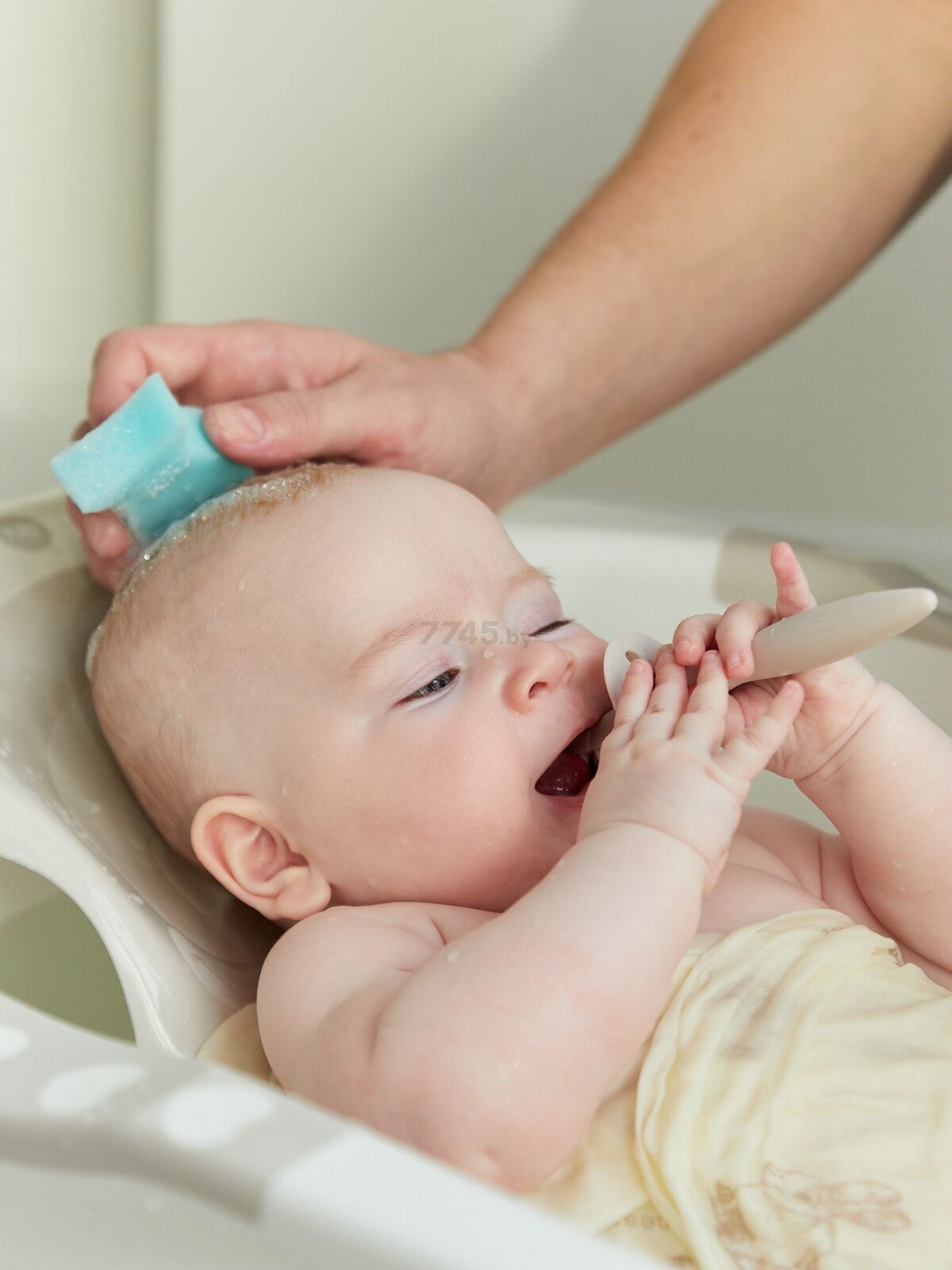 Зубная щетка детская HAPPY BABY силиконовая с 6 мес серый 2 штуки (20017) - Фото 5