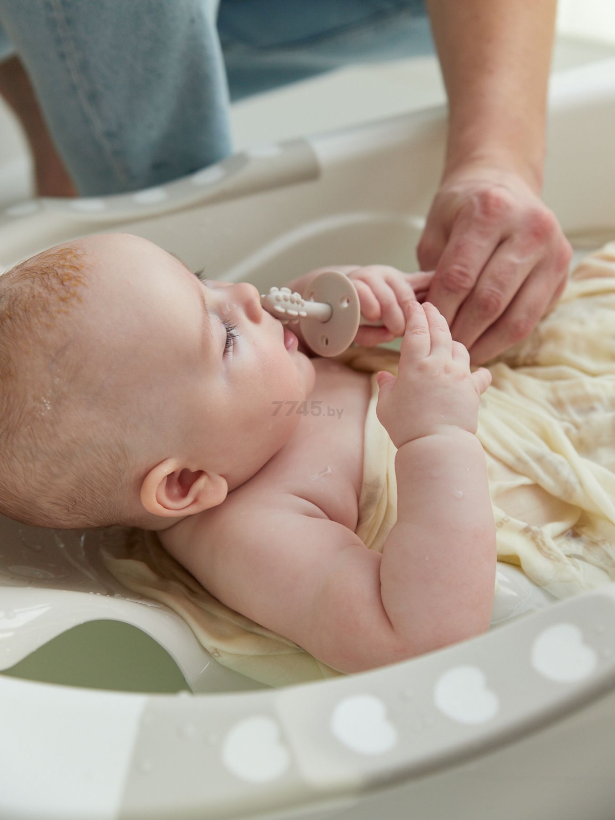 Зубная щетка детская HAPPY BABY силиконовая с 6 мес серый 2 штуки (20017) - Фото 7