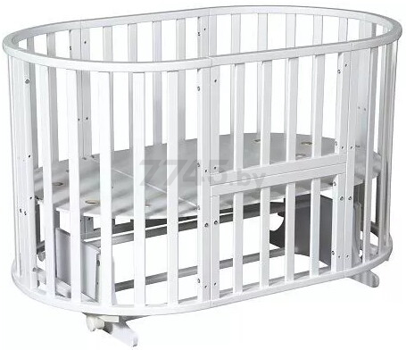 Кроватка детская RAY Alexa 2 6 в 1 белый - Фото 3