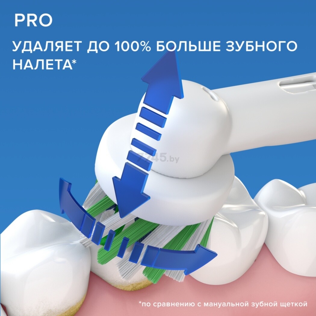 Набор подарочный ORAL-B Зубная щетка электрическая PRO 1 570 D16.524.1U тип 3756 (4210201398219) - Фото 5