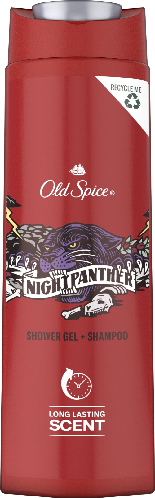 Гель-шампунь для душа OLD SPICE Nightpanther 400 мл (8006540456439)