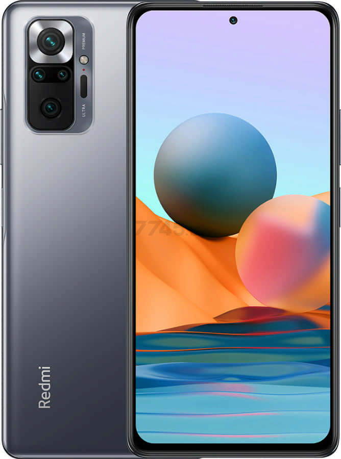 Смартфон XIAOMI Redmi Note 10 Pro 8GB/128GB Onyx Gray EU (M2101K6G)