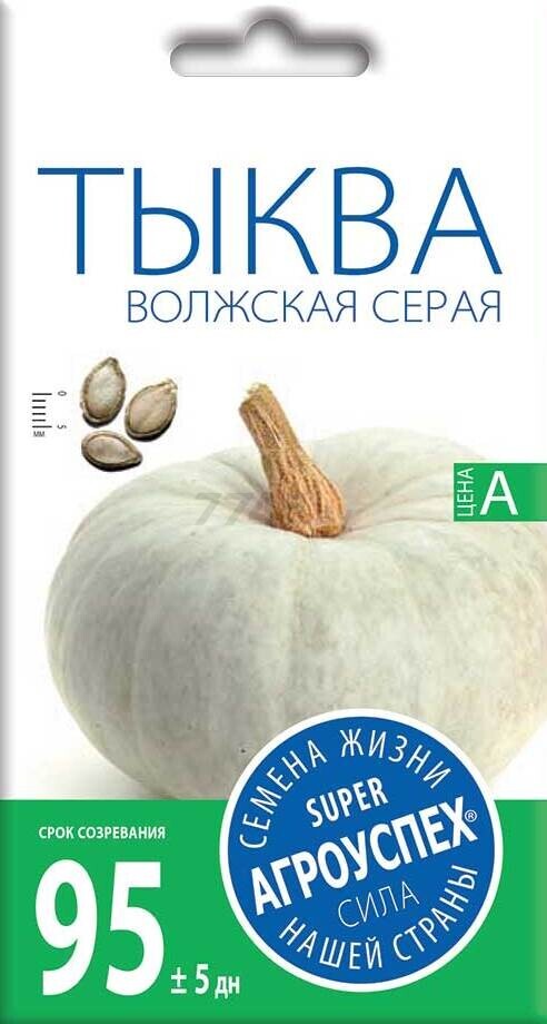 Семена тыквы Волжская серая АГРОУСПЕХ 2 г