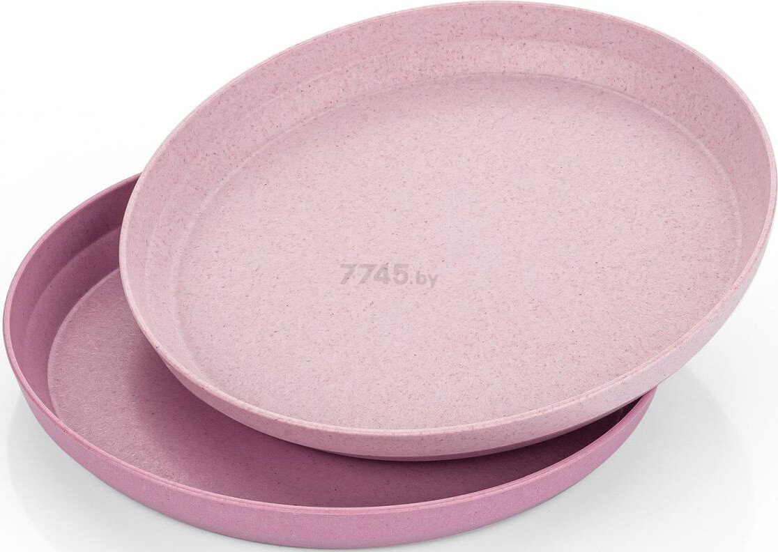 Тарелка детская REER Growing 2 штуки розовый (22074)